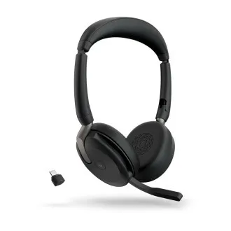 Jabra Evolve2 65 Flex/Stereo/ANC/USB-C/BT-USB/Wireless/MS/Negru Jabra Evolve2 65 Flex/Stereo/ANC/USB-C/BT-USB/Wireless/MS/Negru