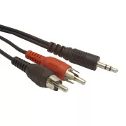 Cablu GEMBIRD minijack 3.5mm - 2x RCA M/M 2.5m