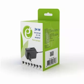 Adaptor universal AC-DC GEMBIRD, 24 W
