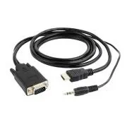 GEMBIRD Reducere HDMI la VGA + audio, 1,8 m