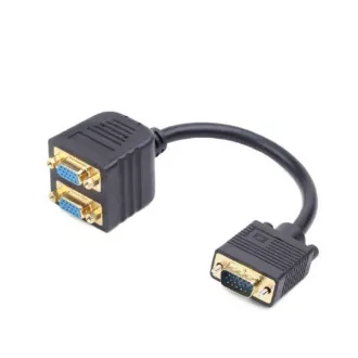 Splitter VGA GEMBIRD VGA(M)-> 2xVGA(F) 20cm