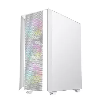Gembird Fornax 4000 ARGB/Midi Tower/Transpar./alb