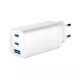 Încărcător GEMBIRD PD 1xUSB-A 2xUSB-C 67W alb