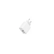 Incarcator GEMBIRD PD USB-A USB C 20W alb