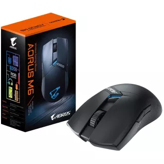 GIGABYTE Aorus M6/Gaming/Optic/26.000 DPI/USB fără fir/Negru