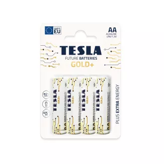 TESLA - Baterii AA GOLD , 4 bucăți, LR06 TESLA - Baterii AA GOLD , 4 bucăți, LR06