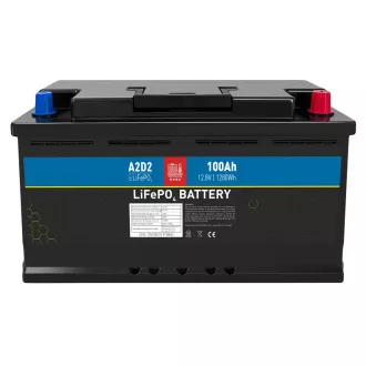 Baterie A2D2 LiFePO4 12.8V 100Ah F15 AUTOÎNCĂLZIRE Carcasă baterie auto (celule Gotion) Baterie A2D2 LiFePO4 12.8V 100Ah F15 AUTOÎNCĂLZIRE Carcasă baterie auto (celule Gotion)