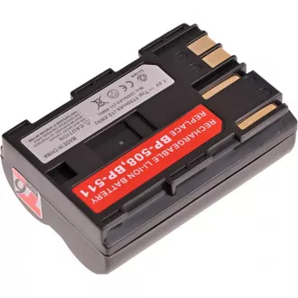 Baterie T6 Power Canon BP-508, BP-511, BP-511A, BP-512, BP-514, 1600mAh, 11.8Wh, maro