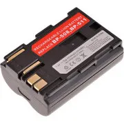 Baterie T6 Power Canon BP-508, BP-511, BP-511A, BP-512, BP-514, 1600mAh, 11.8Wh, maro