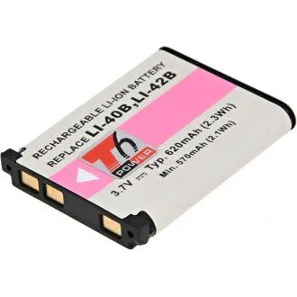 Baterie T6 Power Olympus Li-40B, Li-42B, D-Li63, EN-EL10, NP-45, NP-80, D-Li108, 620mAh, 2.3Wh Baterie T6 Power Olympus Li-40B, Li-42B, D-Li63, EN-EL10, NP-45, NP-80, D-Li108, 620mAh, 2.3Wh