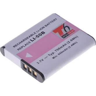 Baterie T6 Power pentru Li-50B, D-Li92, DB-100, VW-VBX090, NP-150, LB-050, LB-052, 730mAh, 2.7Wh Baterie T6 Power pentru Li-50B, D-Li92, DB-100, VW-VBX090, NP-150, LB-050, LB-052, 730mAh, 2.7Wh