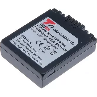 Baterie T6 Power Panasonic DMW-BM7, CGA-S002E, CGA-S002, 720mAh, 5.2Wh