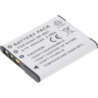 Baterie T6 Power Sony NP-BN1, 600mAh, 2.2Wh, gri