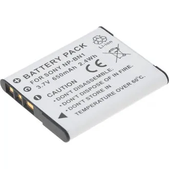 Baterie T6 Power Sony NP-BN1, 600mAh, 2.2Wh, gri Baterie T6 Power Sony NP-BN1, 600mAh, 2.2Wh, gri