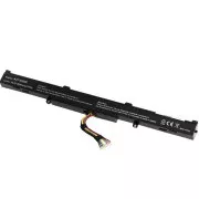 Baterie T6 Power pentru Asus X450J, X550Z, X750J, X751L, X751LA, X751MA, 2600mAh, 37Wh, 4 celule, Li-ion
