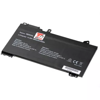 Baterie T6 Power pentru HP ProBook 430 G6, 440 G6, 445 G6, 450 G6, 455 G6, 3900mAh, 45Wh, 3 celule, Li-pol