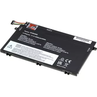 Baterie T6 Power pentru Lenovo ThinkPad E480, E490, E580, E590, E14, E15, 4050mAh, 45Wh, 3 celule, Li-pol