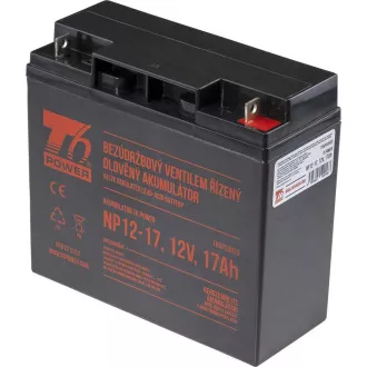 Baterie T6 Power NP12-17, 12V, 17Ah