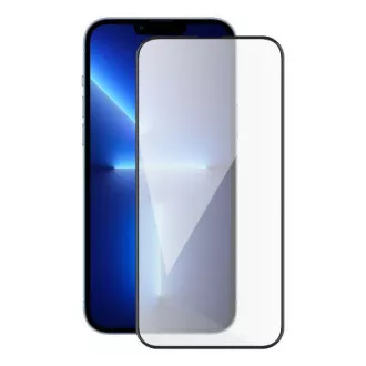 Husă de protecție Screenshield APPLE iPhone 14 Plus (full COVER neagră) din sticlă securizată
