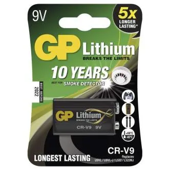 Baterie litiu GP CR-V9 9V - 1 buc. Baterie litiu GP CR-V9 9V - 1 buc.