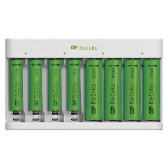 Încărcător de baterii GP ECO E811 4xAA2100 4xAAA850 Încărcător de baterii GP ECO E811 4xAA2100 4xAAA850