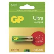 Baterii GP Alcaline ULTRA AA (LR6)- 6 buc.
