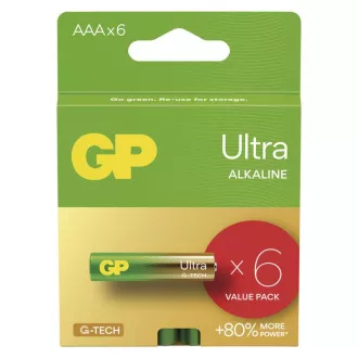 Baterii alcaline GP ULTRA AAA (LR03)- 6 buc. Baterii alcaline GP ULTRA AAA (LR03)- 6 buc.