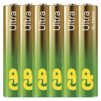 Baterii alcaline GP ULTRA AAA (LR03)- 6 buc. Baterii alcaline GP ULTRA AAA (LR03)- 6 buc.