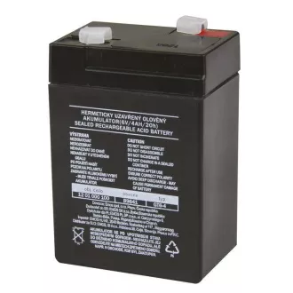 BATERIE SLA 6V /4Ah FA-4.7mm