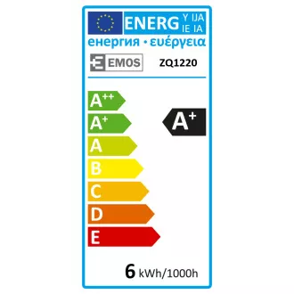 EMOS LED LAMP CLASSIC MINI GL 6W(40W) 470lm E14 WW