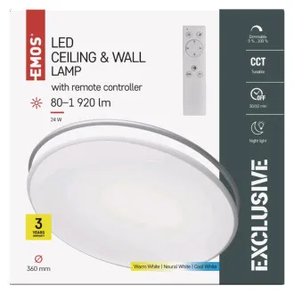 Lampă de perete EMOS cu telecomandă ZM5165 (35cm) Lampă de perete EMOS cu telecomandă ZM5165 (35cm)
