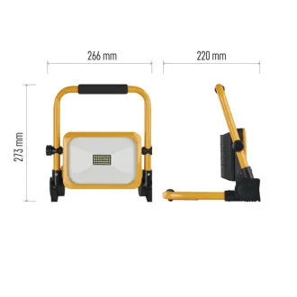EMOS PORTABIL REÎNCĂRCABIL PORTABIL CU LED-URI DE 20W, 2000LM, IP54 EMOS PORTABIL REÎNCĂRCABIL PORTABIL CU LED-URI DE 20W, 2000LM, IP54