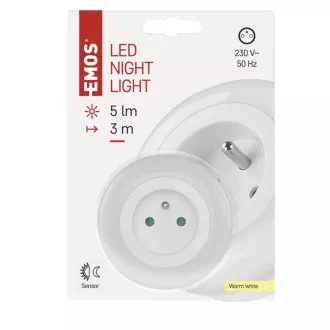 EMOS LED Night Light P3320, senzor de noapte