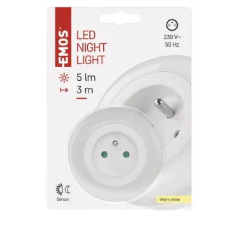 EMOS LED Night Light P3320, senzor de noapte EMOS LED Night Light P3320, senzor de noapte