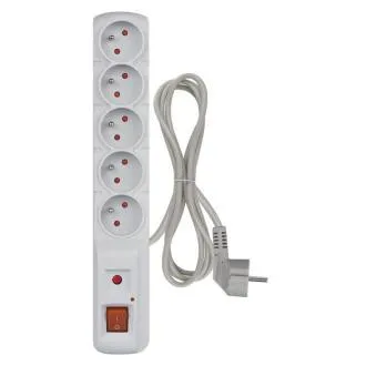 EMOS Surge protector 5z,1,5m (gri) EMOS Surge protector 5z,1,5m (gri)