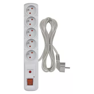 EMOS Surge protector 5z,3m (gri)