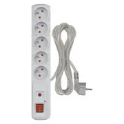 EMOS Surge protector 5z,3m (gri)