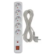 EMOS Surge protector 5z,5m (gri)