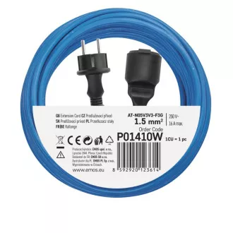 PRELUNGIE EMOS 1 DIN 10M CABLU ANTI-INGHET 1.5MM
