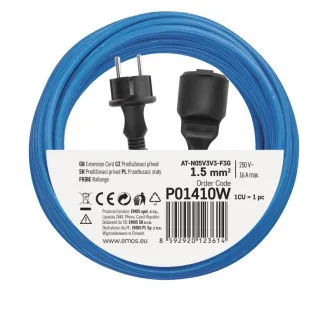 PRELUNGIE EMOS 1 DIN 10M CABLU ANTI-INGHET 1.5MM