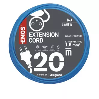 PRELUNGIE EMOS 1 DIN 20M CABLU ANTI-INGHET 1.5MM