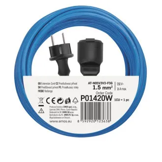 PRELUNGIE EMOS 1 DIN 20M CABLU ANTI-INGHET 1.5MM