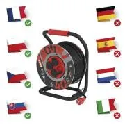EMOS DUM METAL. 4 DIN 40M 2.5MM CAUCUC/NEOPREN