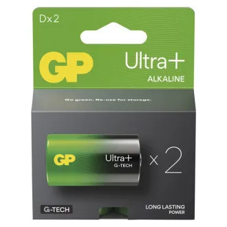 Baterie alcalină GP ULTRA PLUS D (LR20) - 2 buc. Baterie alcalină GP ULTRA PLUS D (LR20) - 2 buc.