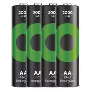 Bat de încărcare GP. ReCyko Pro AA (HR6) 2000mAh - 4 buc