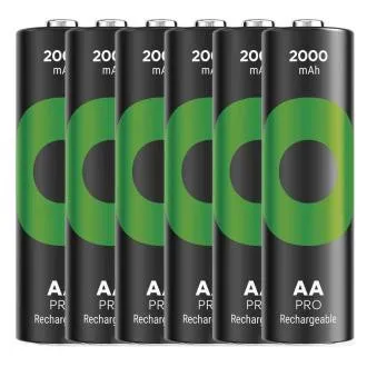 Bat de încărcare GP. ReCyko Pro AA (HR6) 2000mAh - 6 buc Bat de încărcare GP. ReCyko Pro AA (HR6) 2000mAh - 6 buc