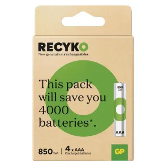 Baterie reîncărcabilă GP ReCyko 850 AAA (HR03)-4 buc. Baterie reîncărcabilă GP ReCyko 850 AAA (HR03)-4 buc.