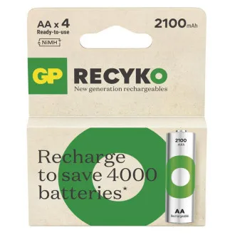 Baterie reîncărcabilă GP. ReCyko 2100 AA (HR6) - 4 buc. Baterie reîncărcabilă GP. ReCyko 2100 AA (HR6) - 4 buc.