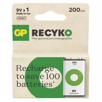 Baterie reîncărcabilă GP. ReCyko 200 (9V) - 1 buc.