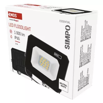 REFLECTOR LED EMOS SIMPO 10W, 1000Lm, 4000K REFLECTOR LED EMOS SIMPO 10W, 1000Lm, 4000K
